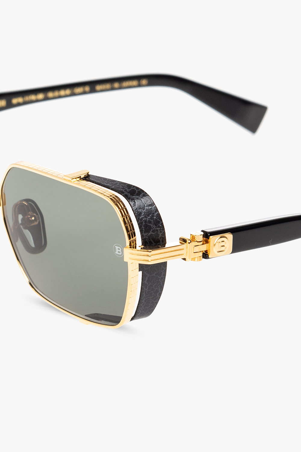 サングラス BALMAIN FW25 Balmain - BPS - d (BPS 117 D) Gold Embossed sunglasses Balmain - Vitkac Canada